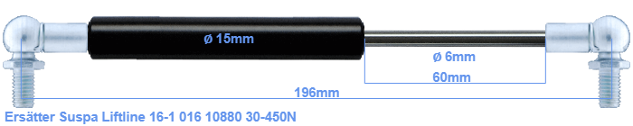 Suspa Liftline 16-1 016 10880